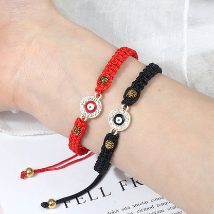 Guardian Elegance Braided Evil Eye Bracelet