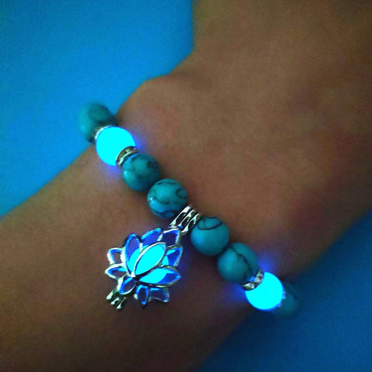 Glowing Healing Lotus Bracelet