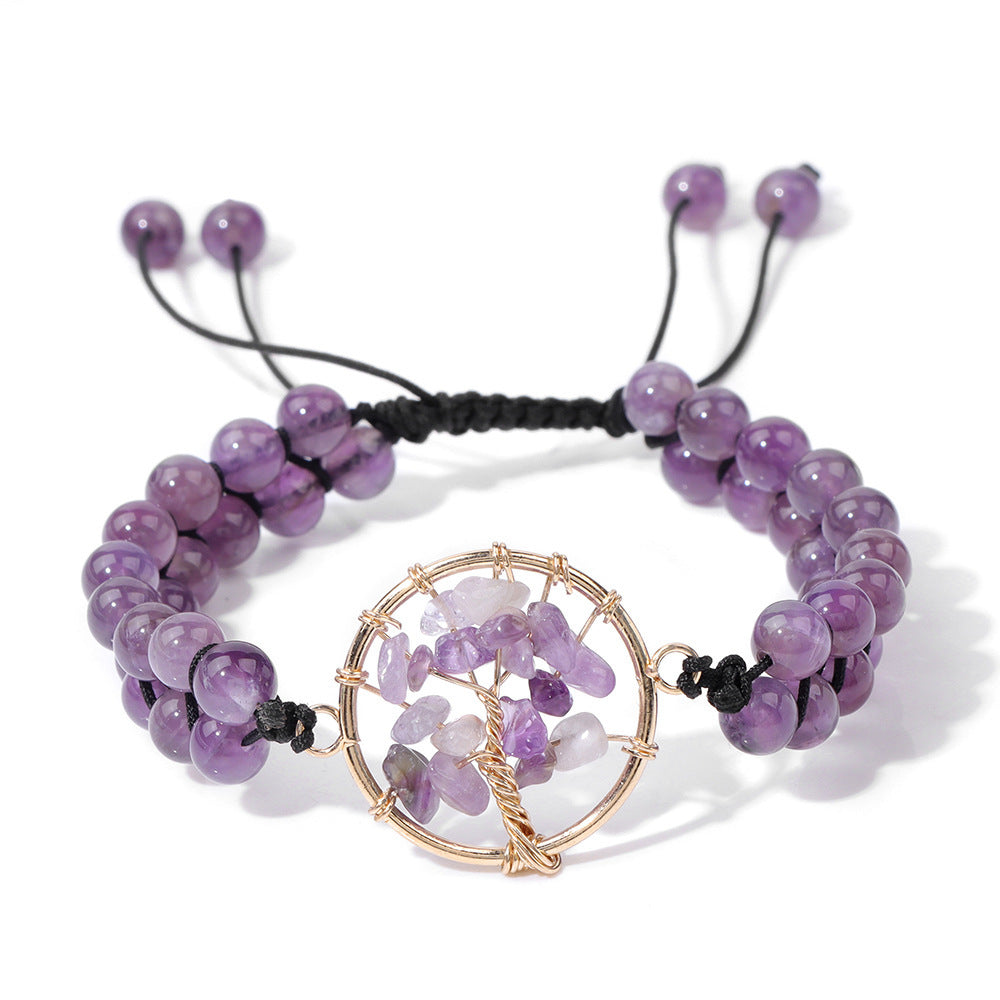 Fluorite Tree of Life Renewal Bracelet