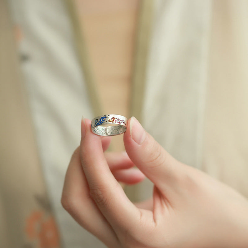 Koi Flowing Tranquility Ring