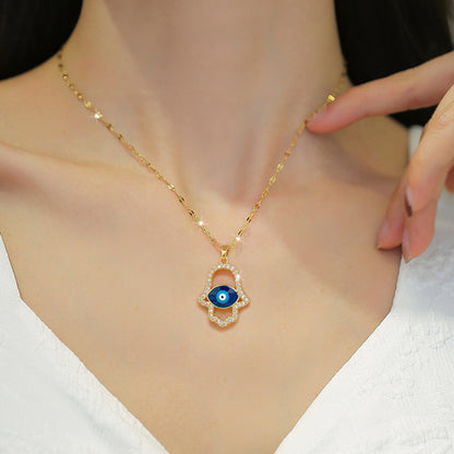 Divine Guardian Evil Eye Necklace