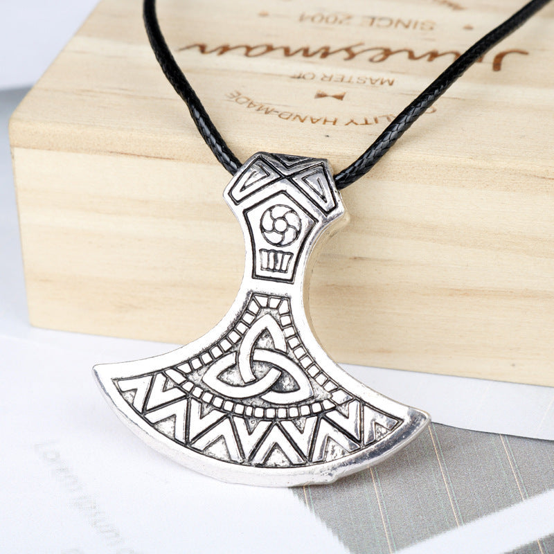 Frostvein Berserker’s Axe Necklace
