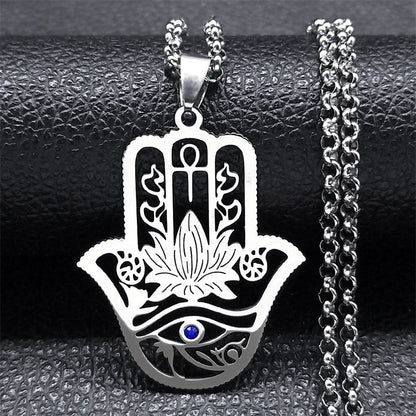 Sacred Balance Hamsa Necklace