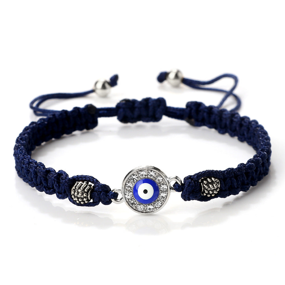 Guardian Elegance Braided Evil Eye Bracelet