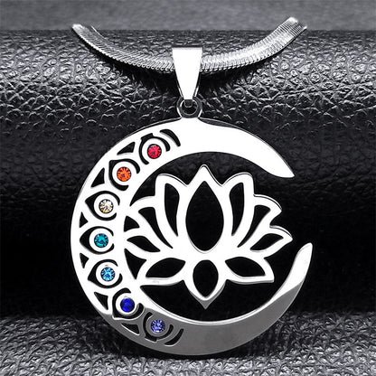 Lotus 7 Chakra Harmony Necklace