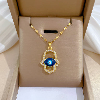 Divine Guardian Evil Eye Necklace