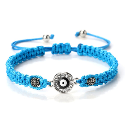 Guardian Elegance Braided Evil Eye Bracelet