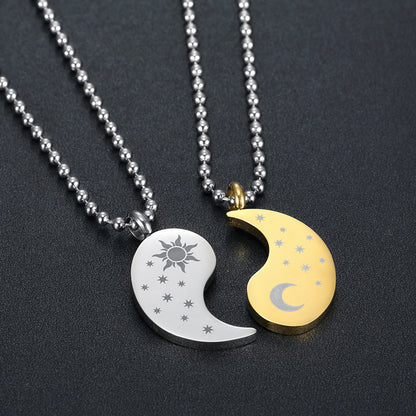 Unity Harmony Yin Yang Necklace Set