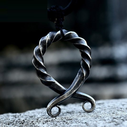 Twisted Forge Rune Pendant