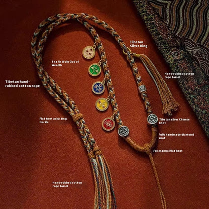 Sacred Threads of Dharma Necklace