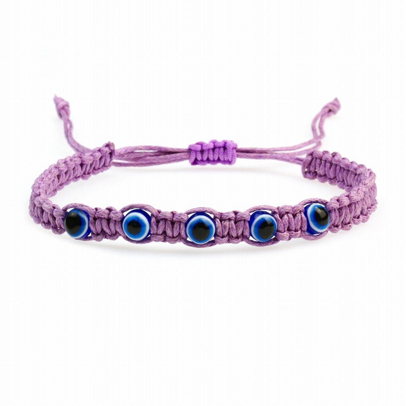 Spectrum Harmony Braided Evil Eye Bracelet