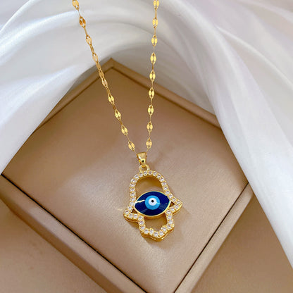 Divine Guardian Evil Eye Necklace