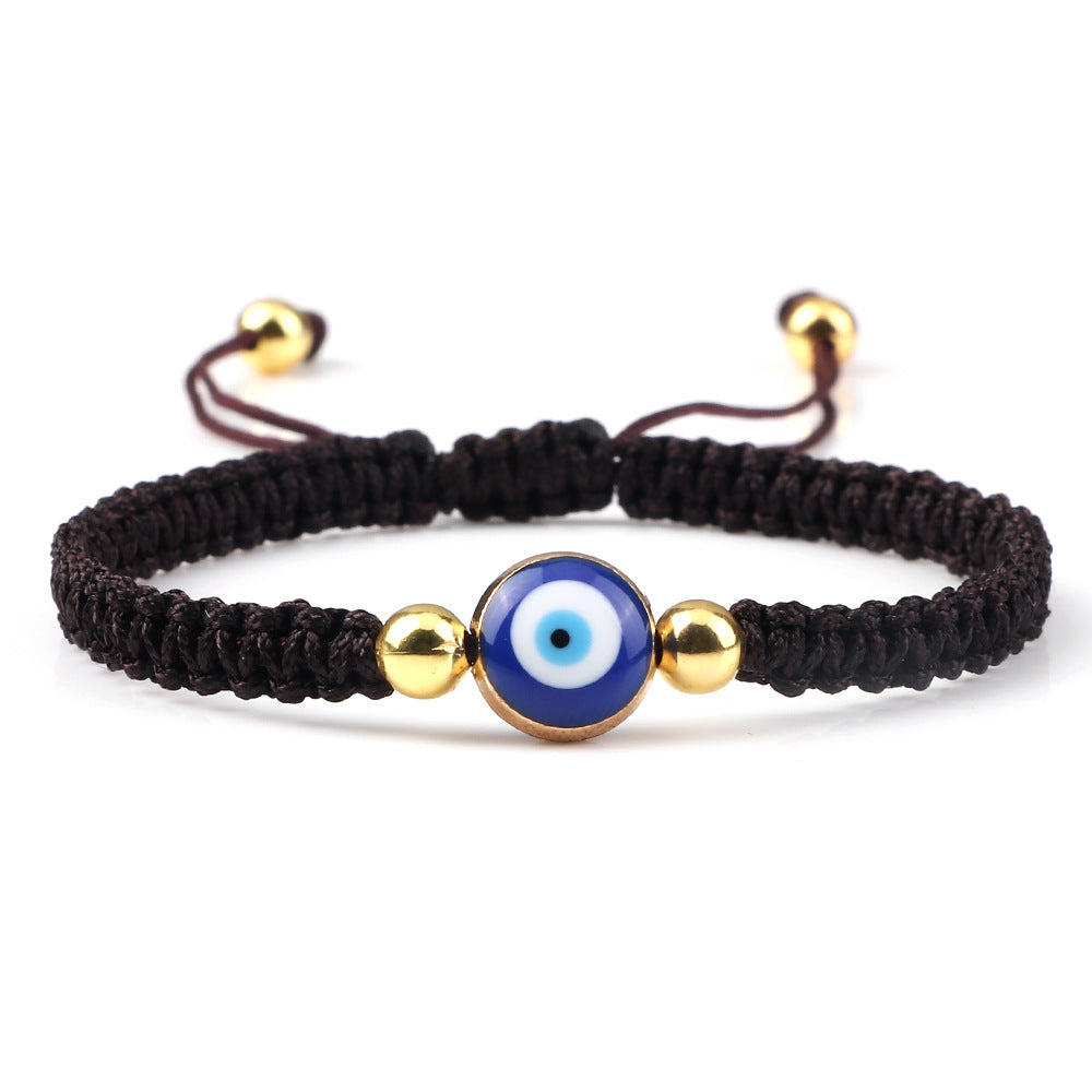 Enchanted Guardian Braided Evil Eye Bracelet