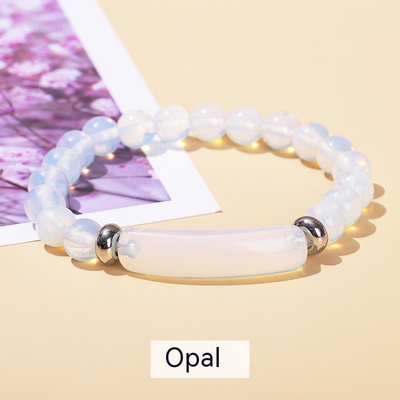 Natural Rose Quartz Crystal Love Bracelet