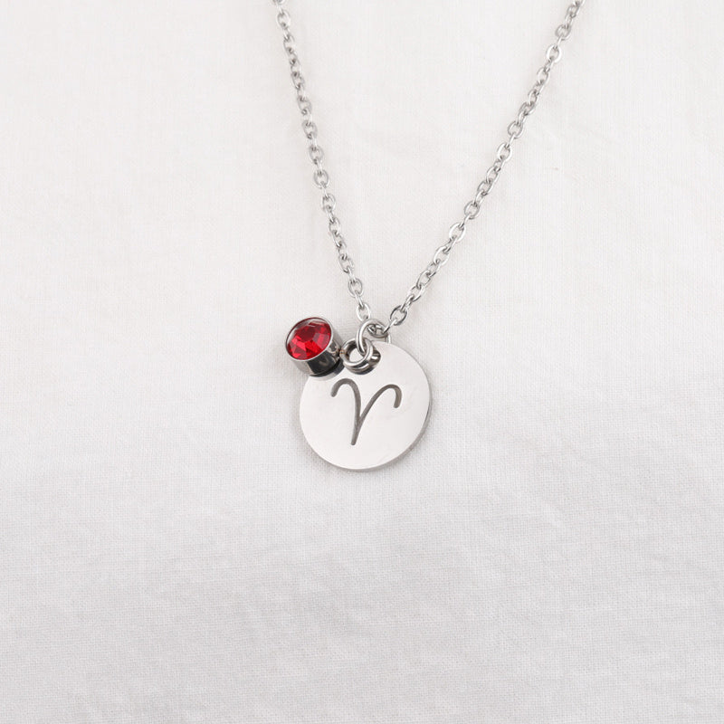 Balance Zodiac Crystal Necklace