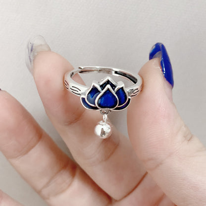 Celestial Bloom Lotus Ring