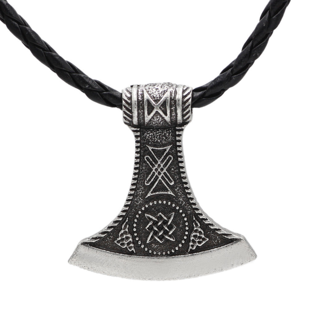 Frostvein Berserker’s Axe Necklace