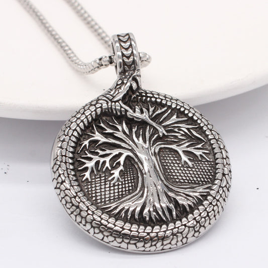 Ouroboros Yggdrasil Amulet