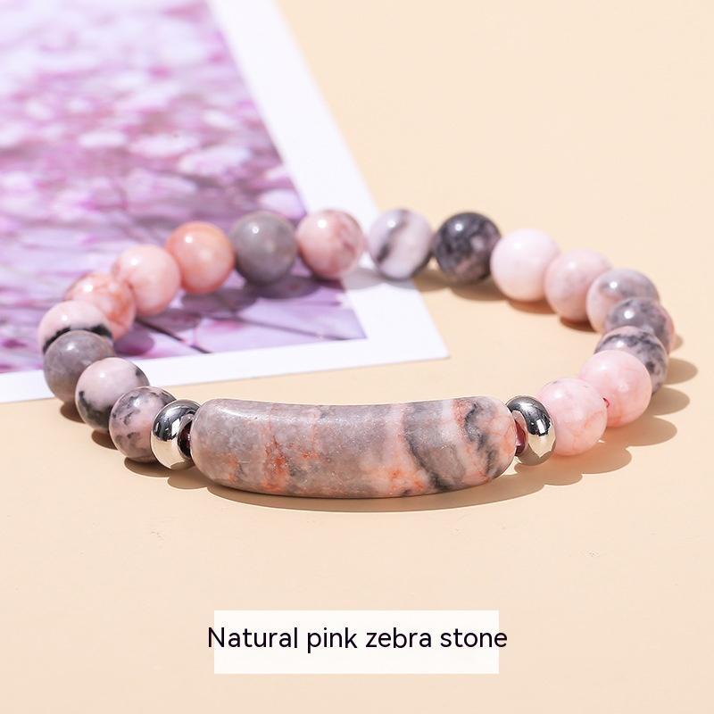 Natural Rose Quartz Crystal Love Bracelet