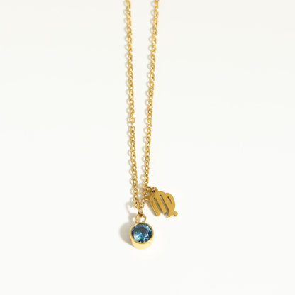 Zodiac Harmony Birthstone Necklace