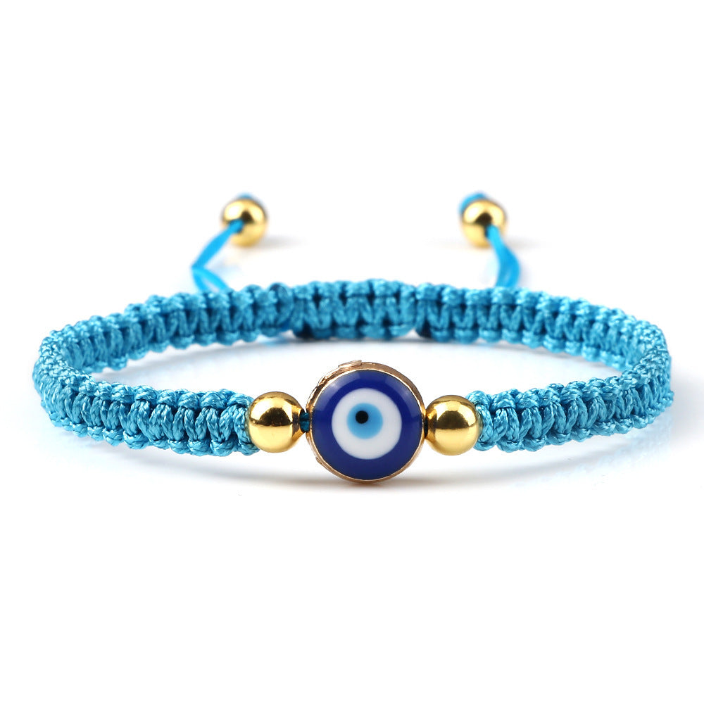 Enchanted Guardian Braided Evil Eye Bracelet