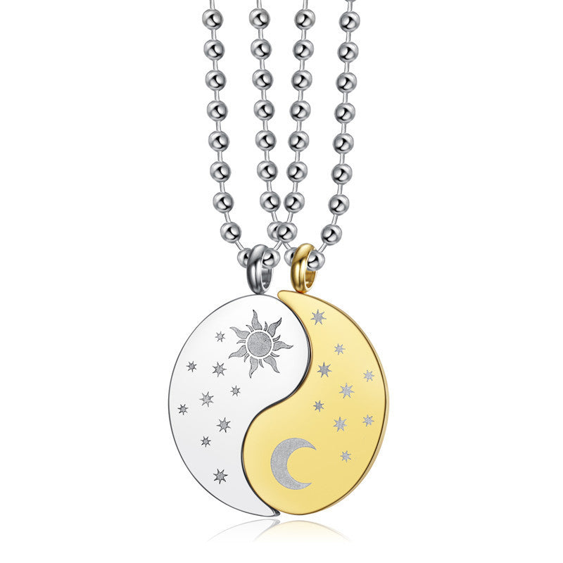 Unity Harmony Yin Yang Necklace Set