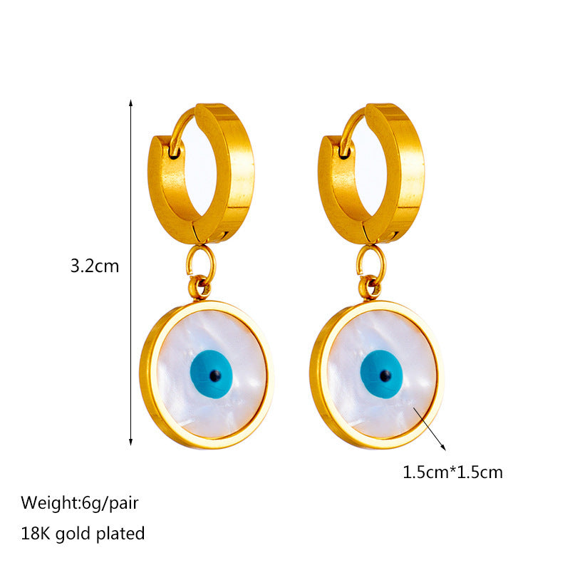 Mystic Aura Evil Eye Earrings