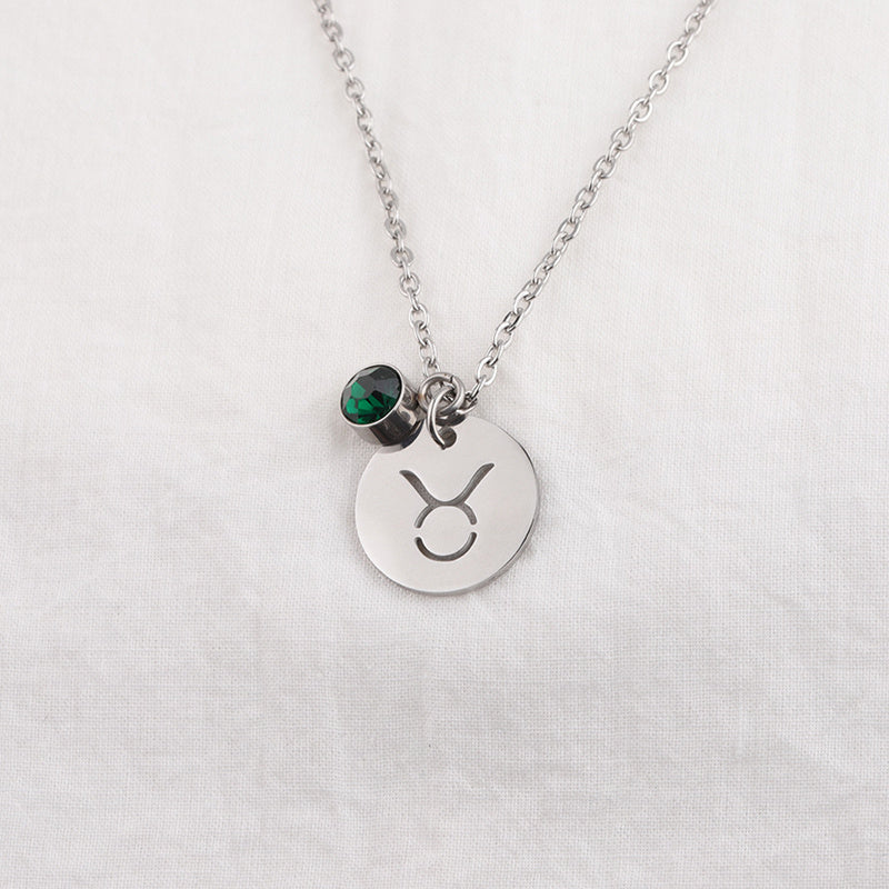 Balance Zodiac Crystal Necklace