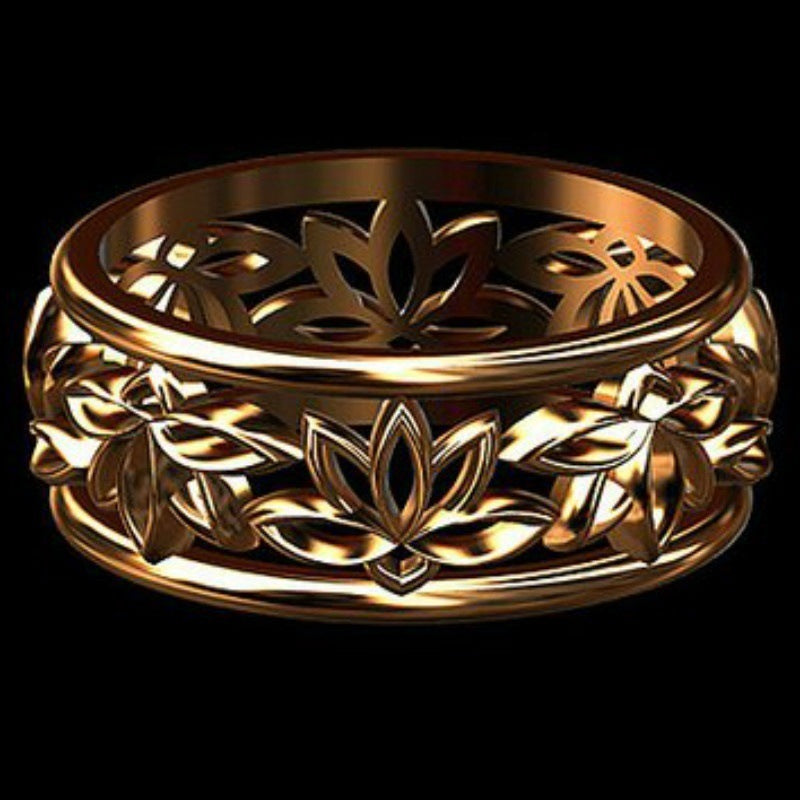 Blossoming Lotus Enchantment Ring