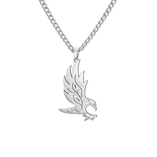 Celtic Crow Rune Necklace