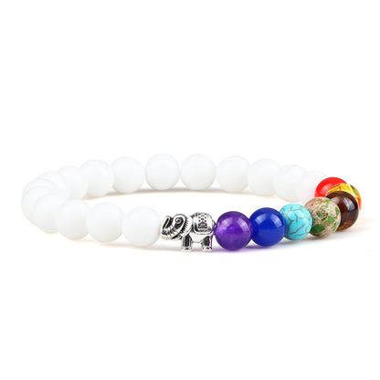 7 Chakras Elephant Energy Bracelet