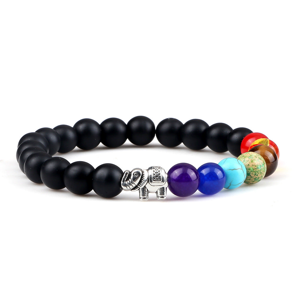 7 Chakras Elephant Energy Bracelet