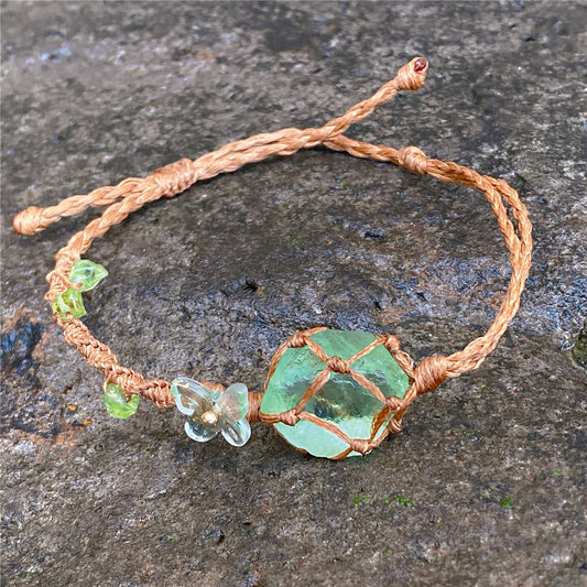 Ethereal Renewal Peridot Crystal Bracelet