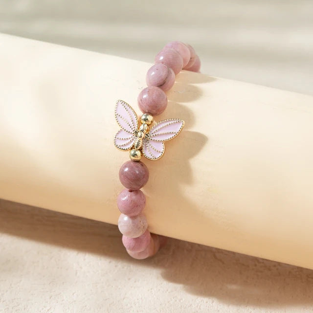 tterfly Bliss Natural Gemstone Bracelets