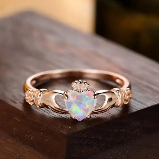 Celtic Dawn Claddagh Ring