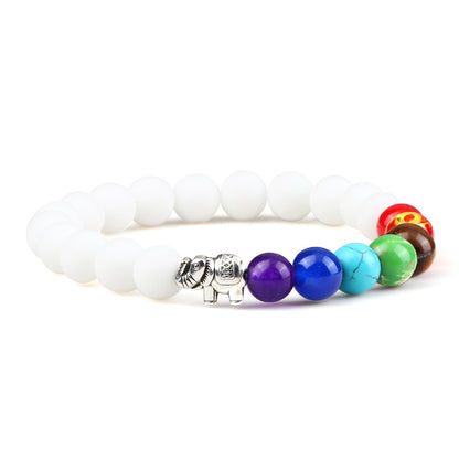 7 Chakras Elephant Energy Bracelet