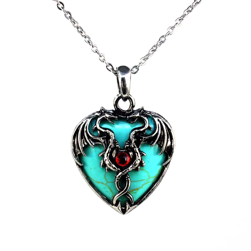 Dragonheart Protection Crystal Necklace