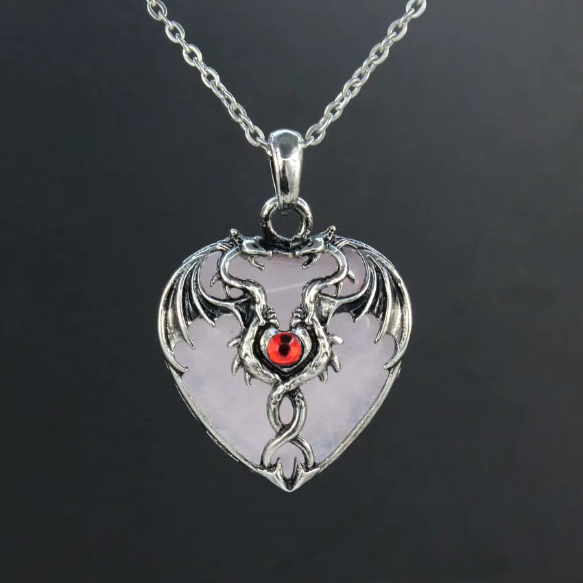 Dragonheart Protection Crystal Necklace