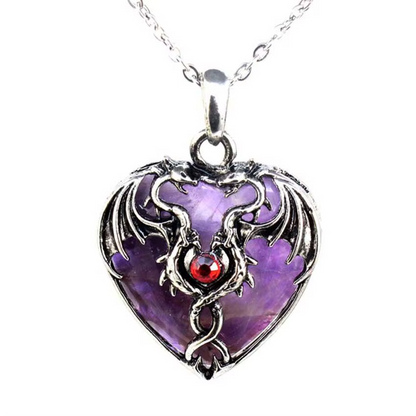 Dragonheart Protection Crystal Necklace