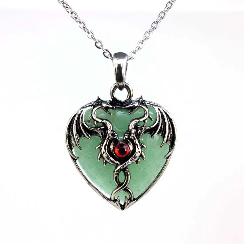 Dragonheart Protection Crystal Necklace