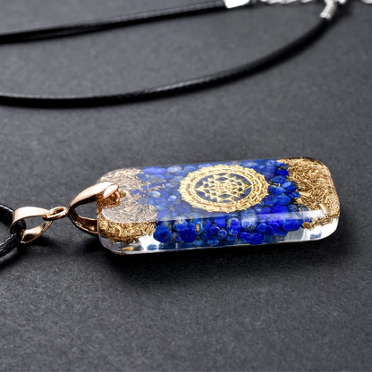 Dharma Crystal Protection Pendant Necklace