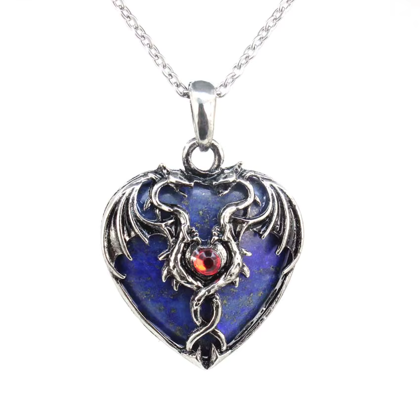 Dragonheart Protection Crystal Necklace