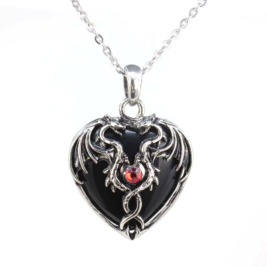 Dragonheart Protection Crystal Necklace