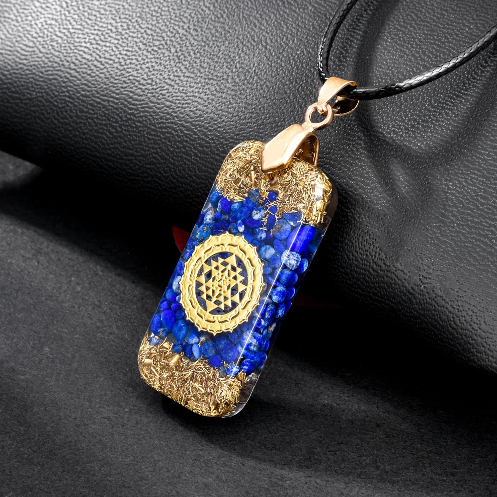 Dharma Crystal Protection Pendant Necklace