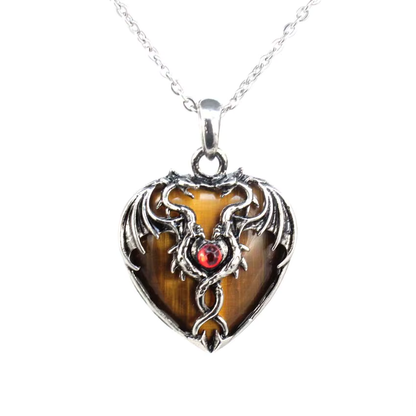 Dragonheart Protection Crystal Necklace