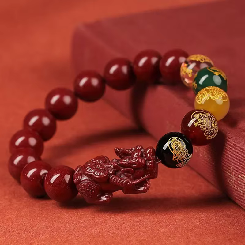 Cinnabar Pi Xiu Wealth Guardian Bracelet