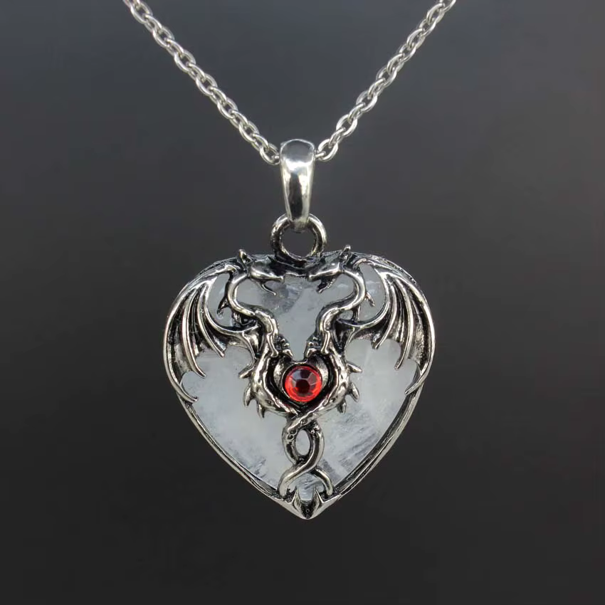 Dragonheart Protection Crystal Necklace