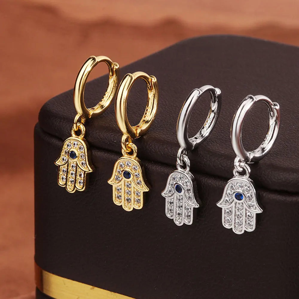 Sacred Protection Hamsa Earrings