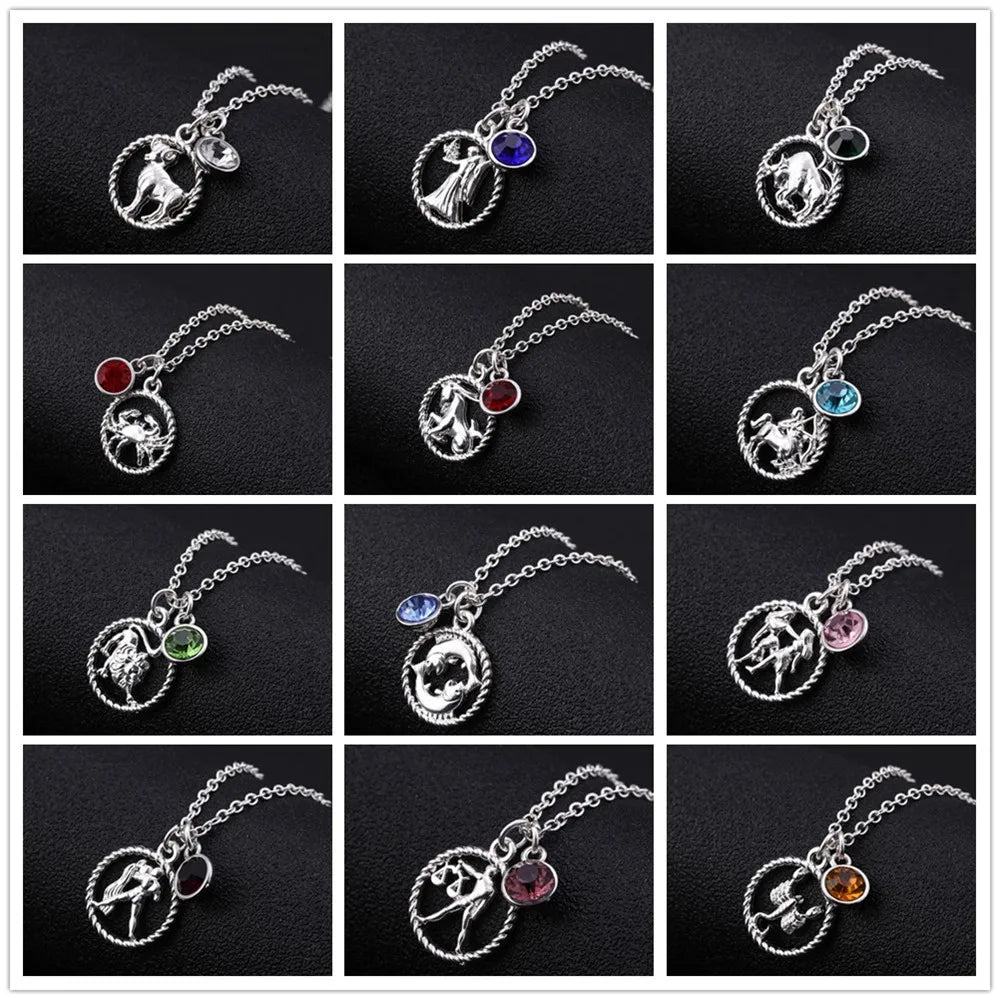 Celestial Harmony Zodiac Crystal Necklace