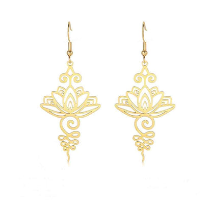 Mystic Lotus Flower Earrings